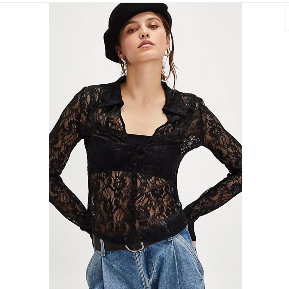 FREE PEOPLE Alchemy Lace Top